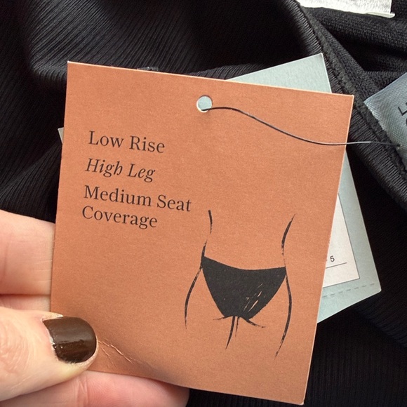 Shade & Shore Classic Black Bikini Bottom, Size Large - Picture 8 of 8